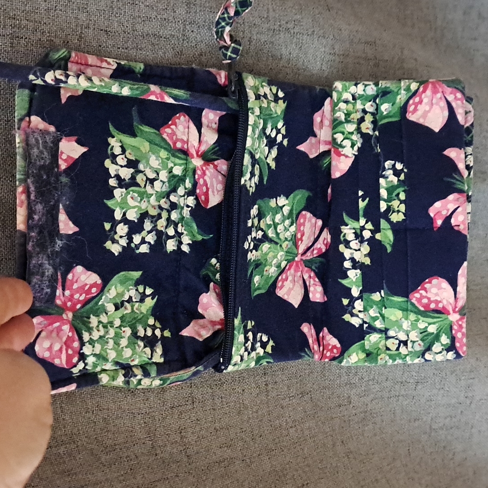 Vera Bradley Pink Ribbon Wallet on a String - Picture 2 of 2
